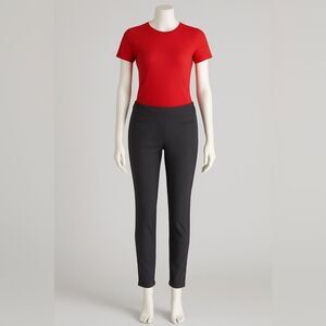 Y2K GUESS Black Slim-Fit Ankle Pants - Size Medium